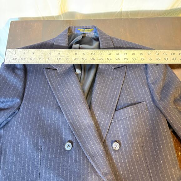 Vintage Brooks Brothers Brooksgate Pin-Striped Blazer USA Made Sports Coat Union - Picture 6 of 13